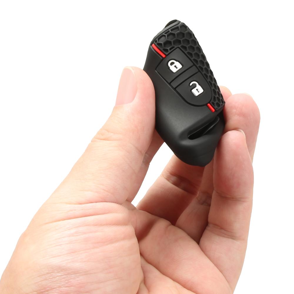 Силиконовый чехол для ключей для Nissan Tiida X-Trail Pathfinder Navara Qashqai Primera p12 Kashkay J10, 2 кнопки, дистанционный держатель, чехол для автомобильного ключа
