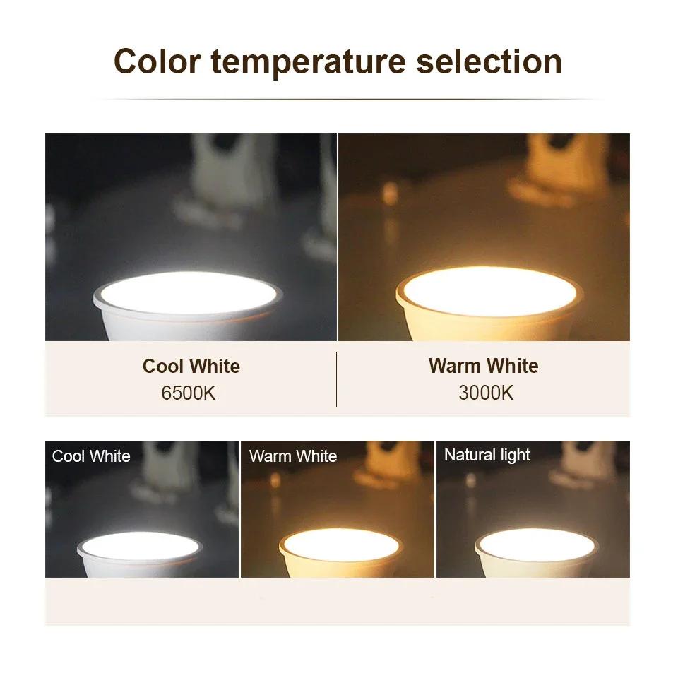 12PCS AC220V LED Bulb 3W 6W 9W 12W GU10 LED Spotlight Bulb 120 Degree Beam Angle For Home Office Decoration Lamp Light