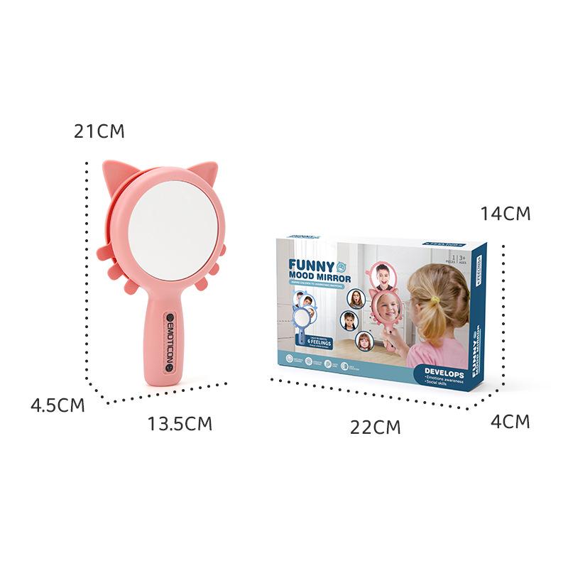 Baby Expression Puzzle Mirror: Emotion Recognition Cards for Toddlers