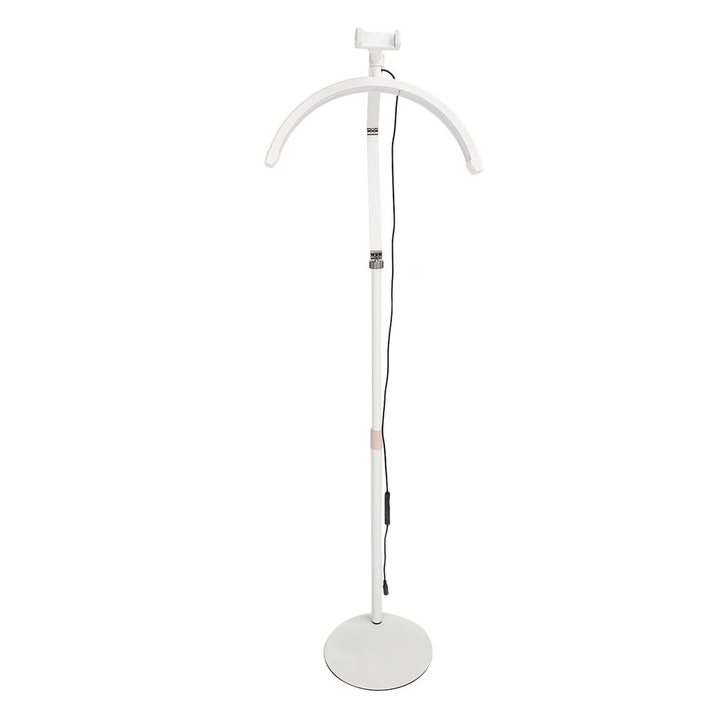 20 Вт лампа в форме полумесяца, регулируемая вращающаяся ресничная светодиодная напольная лампа, выдвижная белая напольная лампа