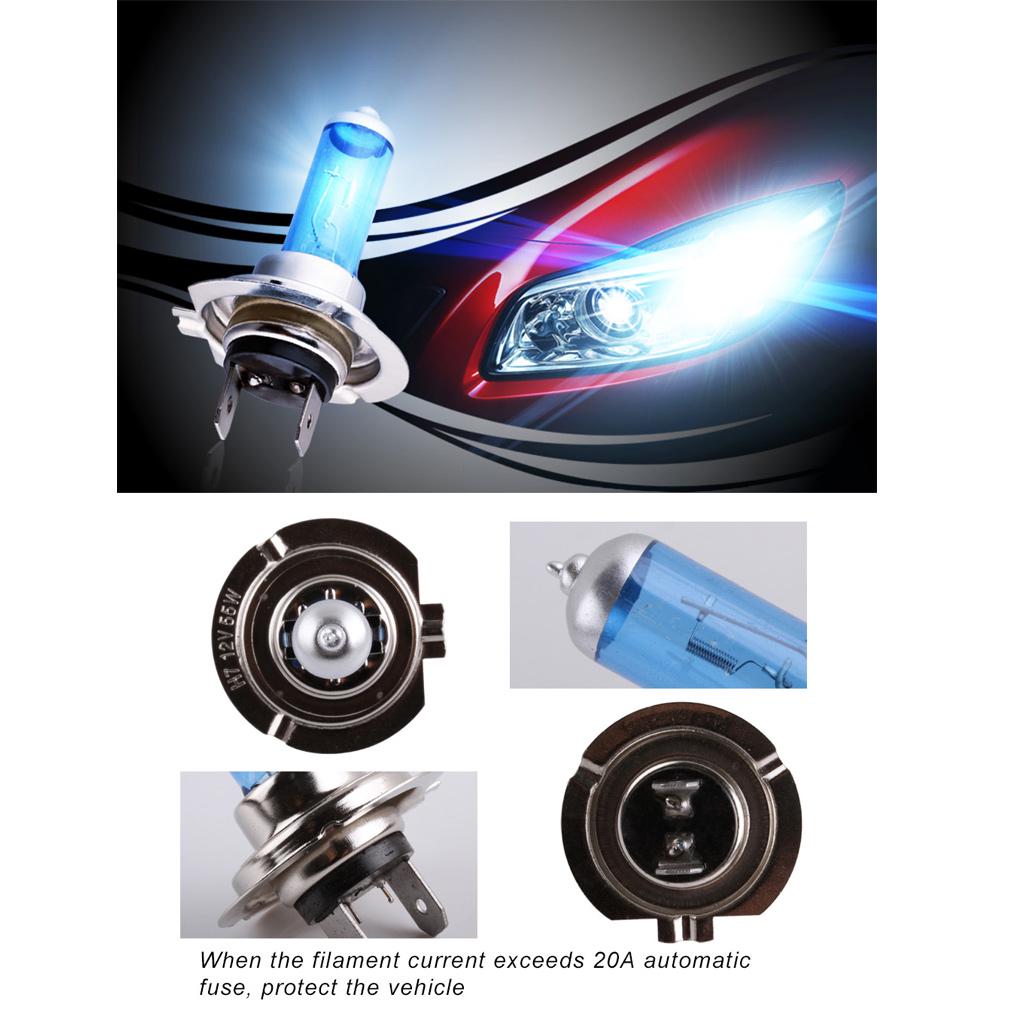 2pcs H1 H3 H4 H7 55W 100W Halogen Car Headlight Bulbs Super Bright Auto Lamp 12V Headlamp 5000K White