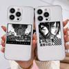 Anime Attack On Titan Phone Case For Apple Iphone X Xs 7 6s 8 12 Mini 11 Pro Max Xr 13 Pro 14 Plus Se Transparent Soft Cover
