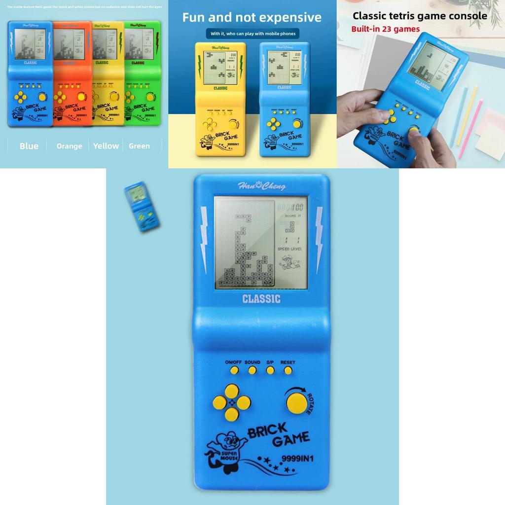 Классическая портативная игровая консоль Тетрис с большим экраном для энтузиастов ретро-игр