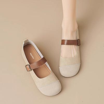 [Ziyan] Одиночная туфля женская 2025 новая летняя Мэри Джейн женская обувь сандалии на одной педали на плоской подошве универсальная обувь Бокен