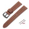 Breathable Cowhide Watch Strap for Omega for Seiko Watch Band 18/19/20/21/22/24mm Genuine Leather Wristband Black Clasp Bracelet