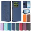 Милый кожаный кошелек-книжка с кошкой для Moto G86 G85 G84 G75 G56 G55 G54 G53 G57 G67 Power G71 G72 G73 Защитная обложка для телефона с RFID