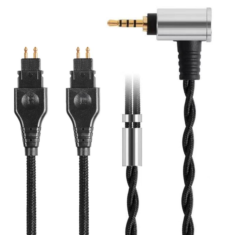 2. Аудиокабель для микрофона 5/3.5/4.4 мм Замена аудиокабеля для HD560 HD580 HD600 HD660S Балансный улучшенный шнур