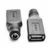 Штекеры Питание USB 2.0 5.5x2.1мм DC Разъемы Адаптер для Ноутбука К USB Преобразователь Male/Female