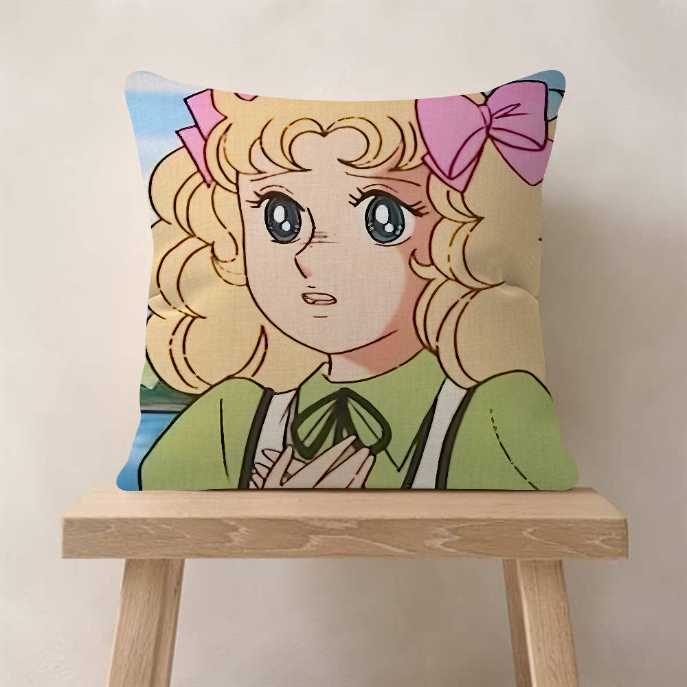 Anime C-Candy Cute Cushion Cover Inches Farmhouse Decor Home Throw Pillow Covers For Couch Decorations