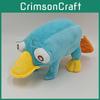 Platypus Blue Plush Toy Stand Upright Stuffed Animal Figure Decoration Accessory