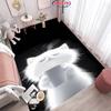 3D Ковер с кошкой Новинка! Противоскользящая Звукоизоляция, Ковер для Гостиной Спальни, Прикроватной и Офисной Зон, Прочный Моющийся Коврик