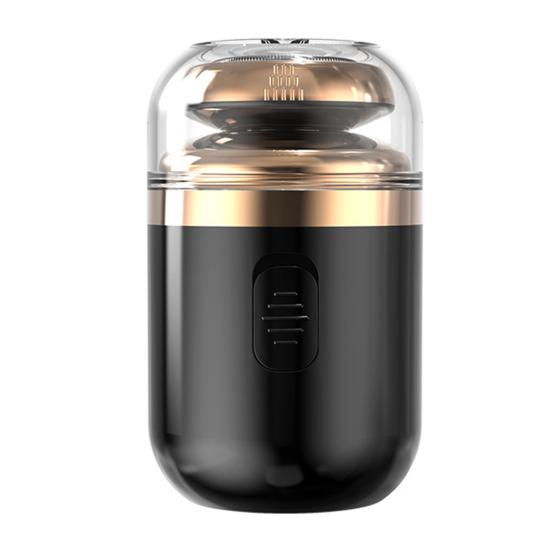 Мини-бритва Capsule 2-в-1 с электробритвой и триммером для носа, USB-зарядка, водонепроницаемый, для влажной и сухой бритья, портативный, для путешествий, для мужчин, для удаления волос на бороде