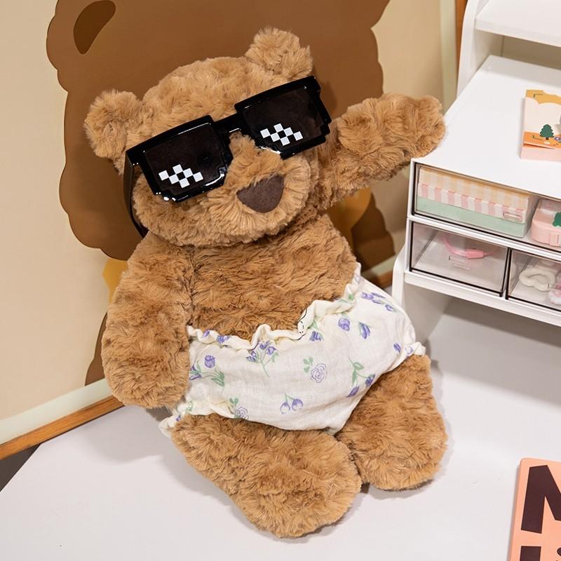 Очаровательная плюшевая игрушка Мишка Барселона, милая подушка-мишка для девочек, подарок на день рождения