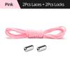 FONKEN Elastic No Tie Shoelaces Flat Shoe Laces For Kids and Adult Sneakers for Shoelace Quick Wear Lazy Metal Lock Laces Shoe Strings