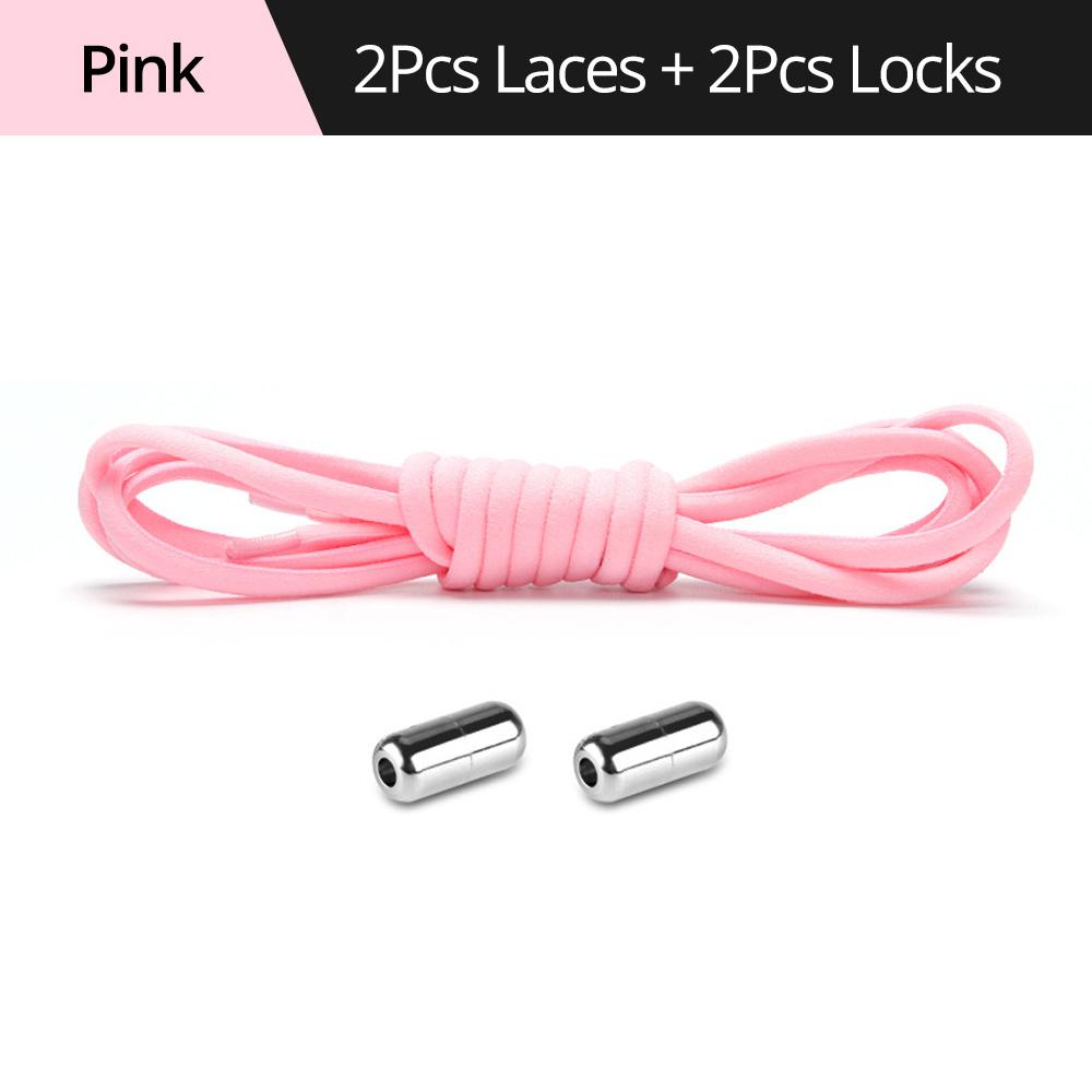 FONKEN Elastic No Tie Shoelaces Flat Shoe Laces For Kids and Adult Sneakers for Shoelace Quick Wear Lazy Metal Lock Laces Shoe Strings