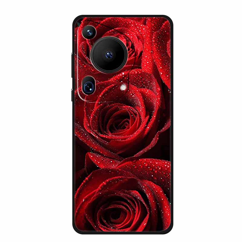 For Huawei Pura 70 Ultra Case 70Ultra Black Silicone Soft Back Cover Case For Huawei Pura 70 Ultra Phone Case Cover Pura70 Ultra