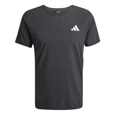 Adizero Мягкая Удобная Стильная Дышащая Футболка с Коротким Рукавом Мужские Топы Черная JF3473