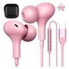 type c earphones wired with microphone magnetic design catarrhal type Call available correspondence iPhone16 15 Pro Max USB Type-C earphones