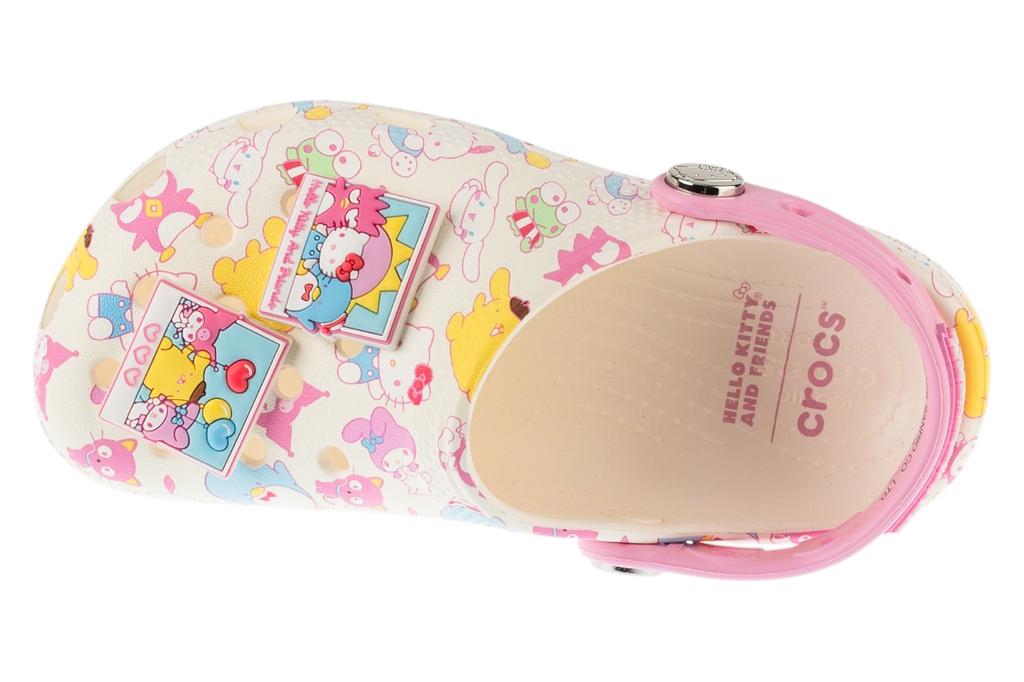 Crocs Классические клоги Hello Kitty K, для девочки, белые шлепанцы