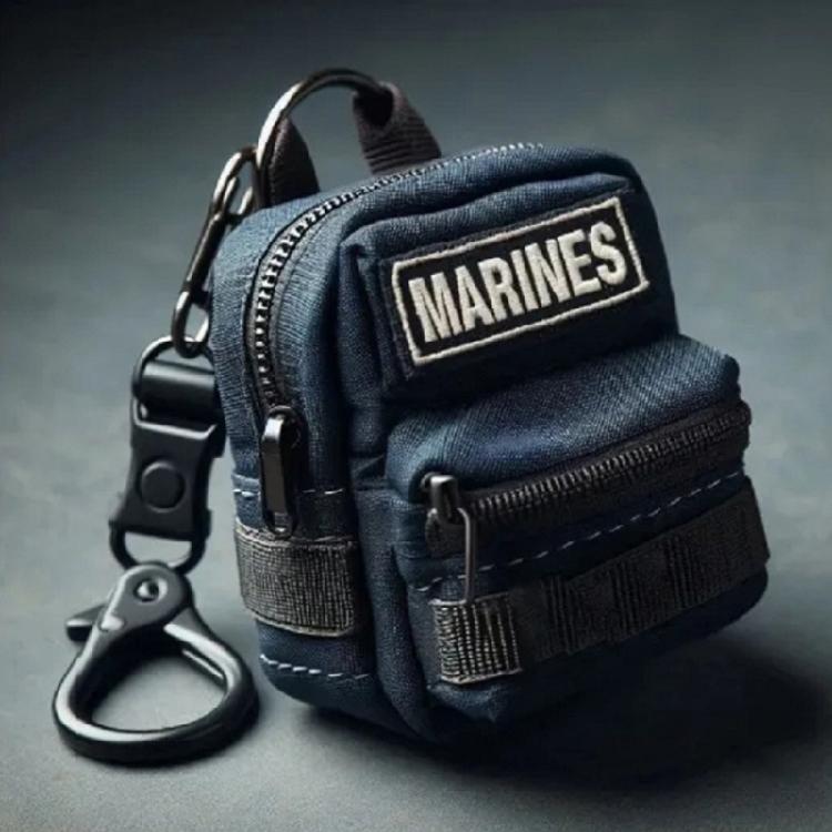 Backpack Keychain Heavy Duty Fabric Construction Multifunction Key Rings Enthusiast Collectible Item