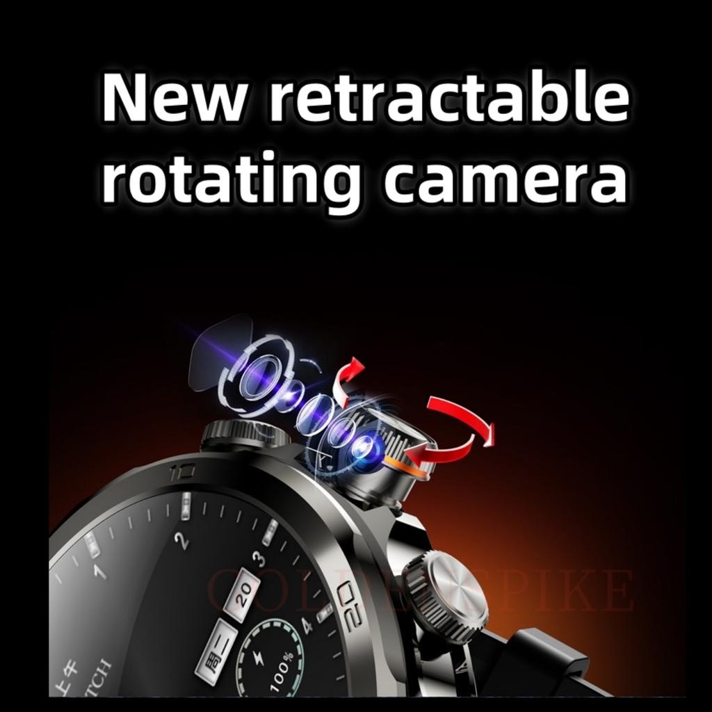 2025 Новинка H19 4G Полный Netcom Смарт-часы Android 9.0 С 1,95-дюймовым Amoled-экраном 900 Вт Вращающаяся камера GPS WIFI Смарт-часы Мужские