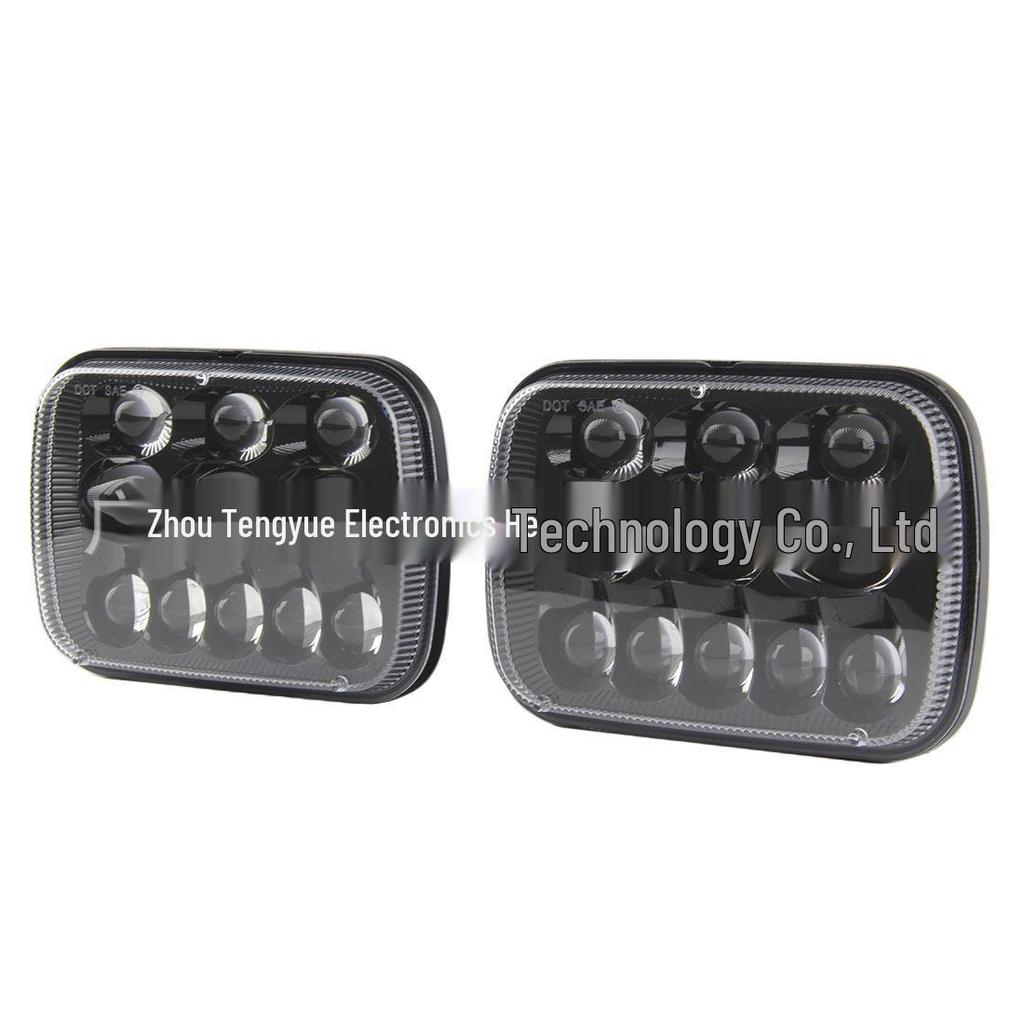 7-Inch LED Headlights with PC Lens for Jeep Cherokee, Truck, Van - Daytime Running Lights Included