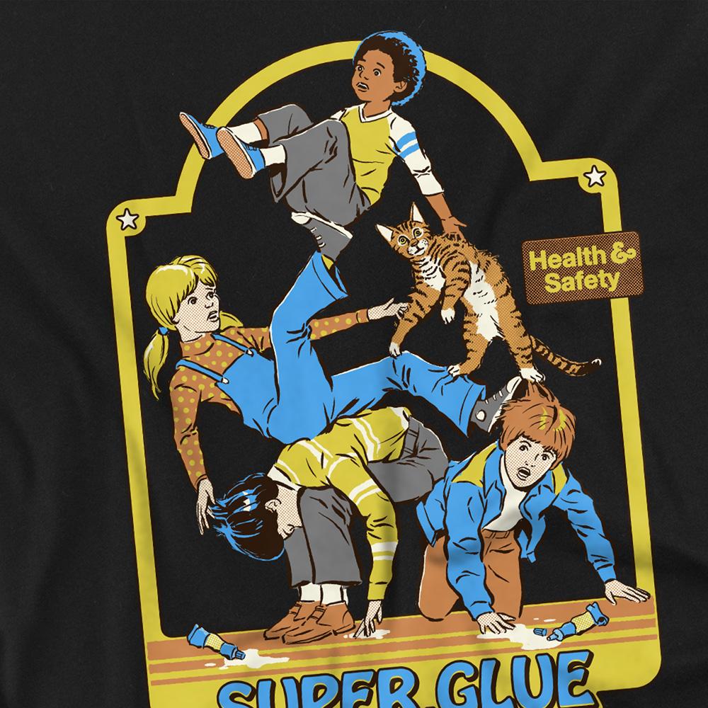 Steven Rhodes Unisex Adult Superglue Is Not A Toy Long-Sleeved T-Shirt
