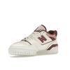 New Balance 550 Вымытые бордовые женские кроссовки White Sea-Salt BBW550DP