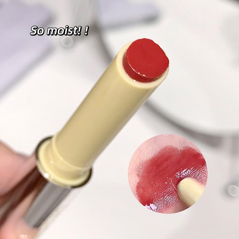 GEGE BEAR Hydrating Solid Lip Gloss Film-Forming Non-Sticky Moisturizing Formula & Silky Texture Lipstick Lightening Lip Lines