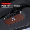 Valve Stems Caps Keychain Car Glasses Clip Sunglasses Box Sun Visor Eyeglasses Card Ticket Holder For Volkswagen VW RLine R Golf zw4