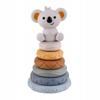Miękkie Gumowe Klocki Sensoryczne Kreatywne Wieża Piramida Montessori Koala
