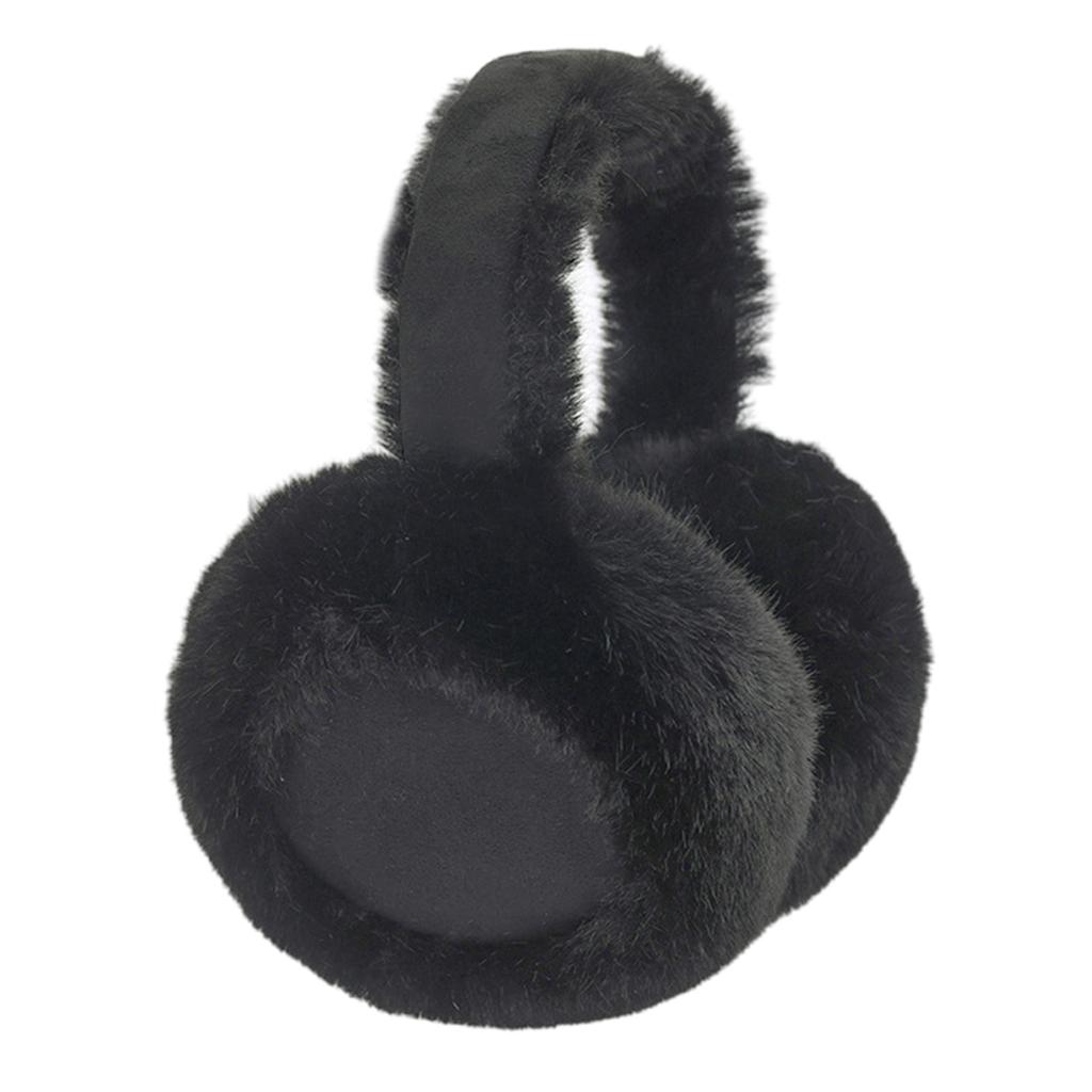 Collapsible Plush EarMuffs for Women and Kids Ear Warmer Furry Headband for Winter Christmas New Year Gifts