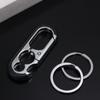 Key Ring Waist Buckle Car Keychain Car Key Holder Bottle Opener Key Chain Double Ring  Keychain