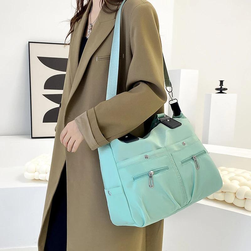 Женская дорожная сумка Большая вместимость сумки-тоут сумки через плечо для хранения водонепроницаемые женские модные сумки сумка через плечо