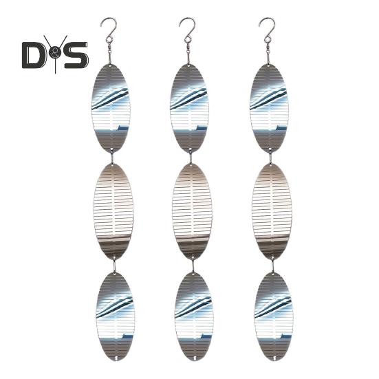 3/6/9Pcs Wind Chime Pendant Outdoor Decoration Birdproofing Shiny Bird Protection Solution Windmill Reflectors