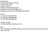 2 шт. Передний пыльник тормозного диска 5015128AA Подходит для Jeep Ram 1500 2500 3500 2000-2002