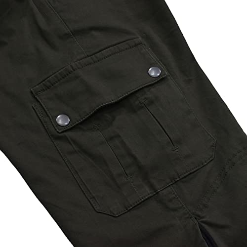 Komine Motorcycle Pants PK-753 Protective Cotton Jogger Pants Beige L