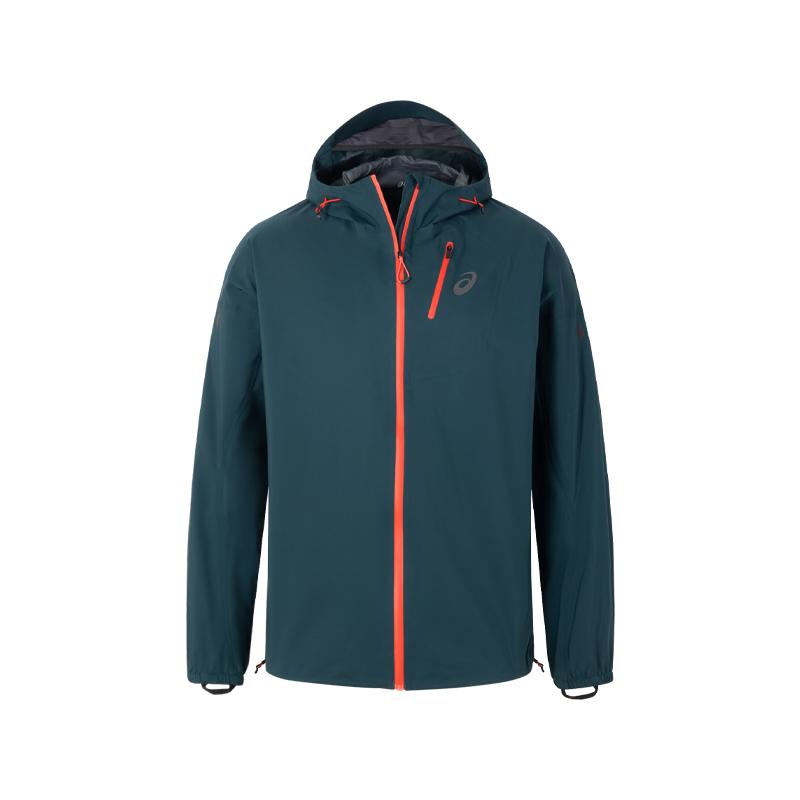 Asics Outdoor Lifestyle Series Water-Resistant Woven Zip-Up Hooded Jacket Men Jackets Dark-Green 2011D265-300