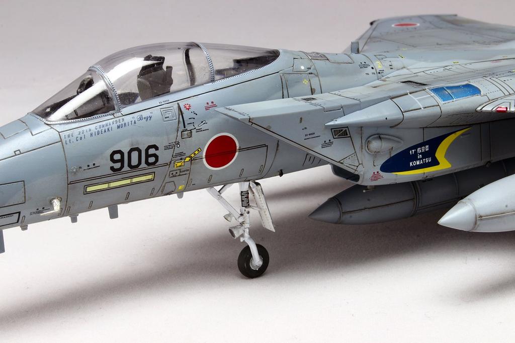 Место 1/72 Самолет F-15J Eagle Сил самообороны Японии, модернизированный, 306-я эскадрилья, Авиашоу 2017 в Комацу, Памятная схема окраски, Золотой E