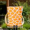 1PC Giraffe PrintOutdoor Flannel Blanket - Soft Plush Decor for Picnics, camping, Bedroom, Playroom, Office, or Lunch Break 1365A