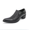 Men's high-heeled heightening shoes 2026 spring and autumn men's business dress pointed one