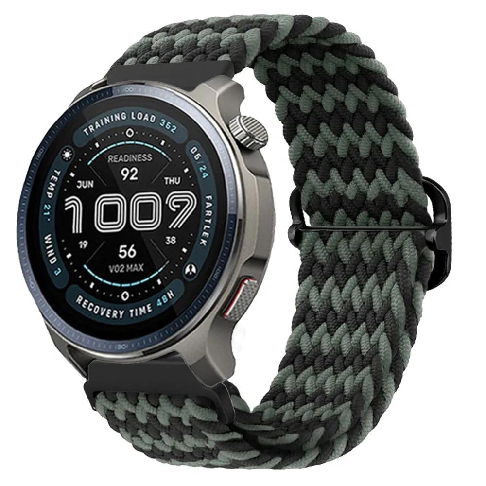 22 мм 20 мм Нейлоновый ремешок для Amazfit Balance 2 1/Bip 6 5 Спортивный браслет Ремешок для часов Correa для Amazfit GTR 47 мм/GTR 4 3/GTS/Active 2