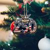 4Pcs/Set America 250th Anniversary Decoration 2D Flat Acrylic Pendant 1776 To 2026 Commemorative Hanging Ornament for Xmas Tree Door Car