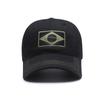 Brazil Flag Sun Protection Snapback Cap Men Summer Baseball Hat Breathable Quick-Dry Golf Cap Adjustable Airsoft Hat