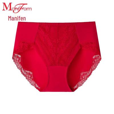 Женские кружевные трусы-слипы Maniform со средней посадкой