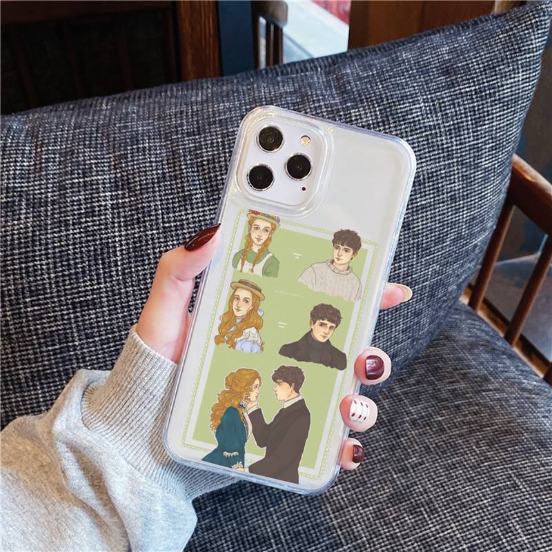Anne of Green Gables Phone Case For Iphone 13 12 11 Mini X Xs Xr Pro Max 8 7 6s 6 Plus Transparent Soft