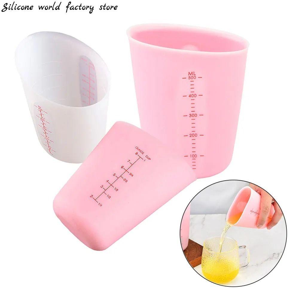 Scale Graduated Cup Silicone Milk Cup Mixing Cup Tools Measuring Cup  Jewelry Making