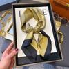 70cm Square Silk-Like Scarf Women Lightweight Fashion Accessory Office Chic Neck Wrap Stylish Print Design