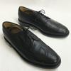 FLORSHEIM IMPERIAL KENMOOR Лонгвинг Броги Черный Размер 30 Винтаж США(ИСПОЛЬЗОВАЛ)