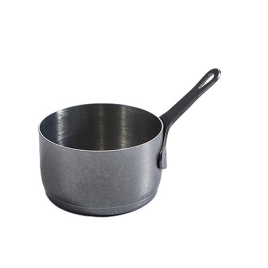 Stainless Steel Sauce Cup with Handle Reusable Metal Dipping Cups Small Condiment Server for Ketchup Appetizers Soy Sauce